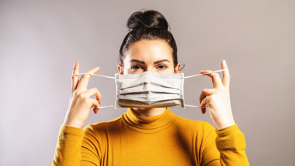 Woman Wearing Mask