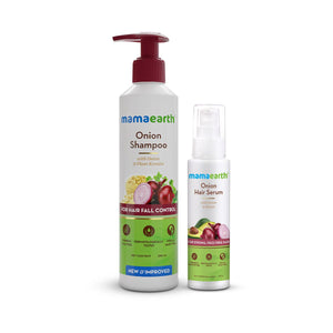 Onion Shampoo and Onion Hair Serum Combo - 250ml + 100ml
