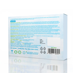Mamaearth Baby Essentials Gift Kit 5 Units - 30g + 50g + 50ml+ 50ml + 6 pcs