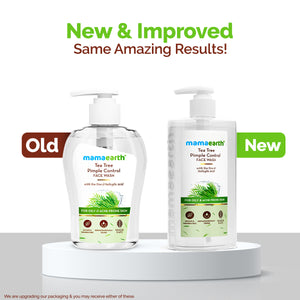 Tea Tree Pimple Control Face Wash with Tea Tree & Salicylic for Oily & Acne-Prone Skin - 250ml