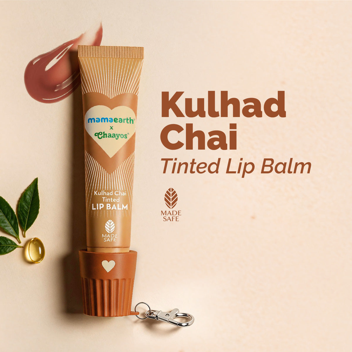 Mamaearth X Chaayos Kulhad Chai Tinted Lip Balm - 10g
