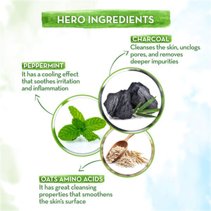 charcoal body wash ingredients