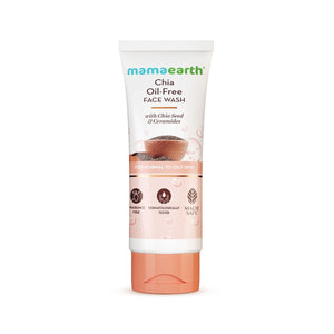 Chia oil-free face wash 100ml tube front