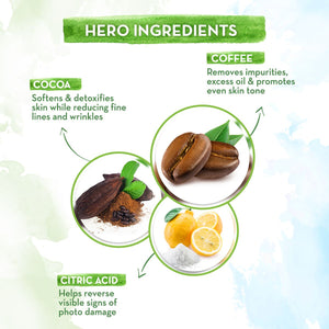 CoCo Face Wash with citric acid and Cocoa
