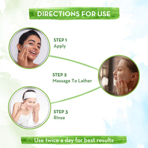 how to use coco face wash