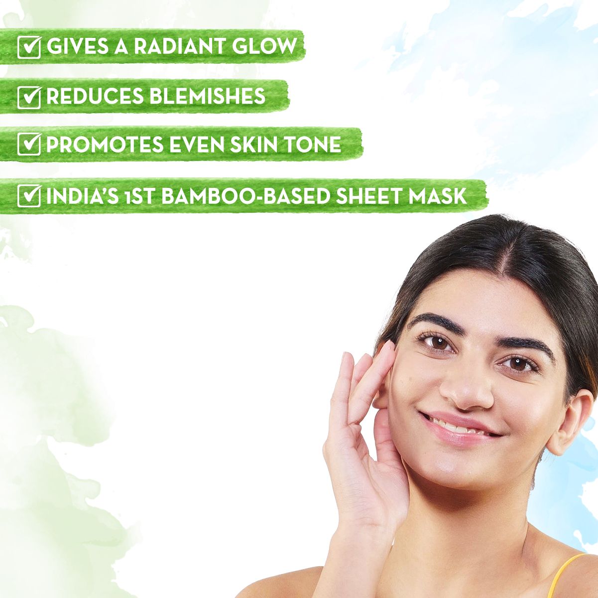 Mamaearth Vitamin C Bamboo Sheet Mask for Skin Illumination
