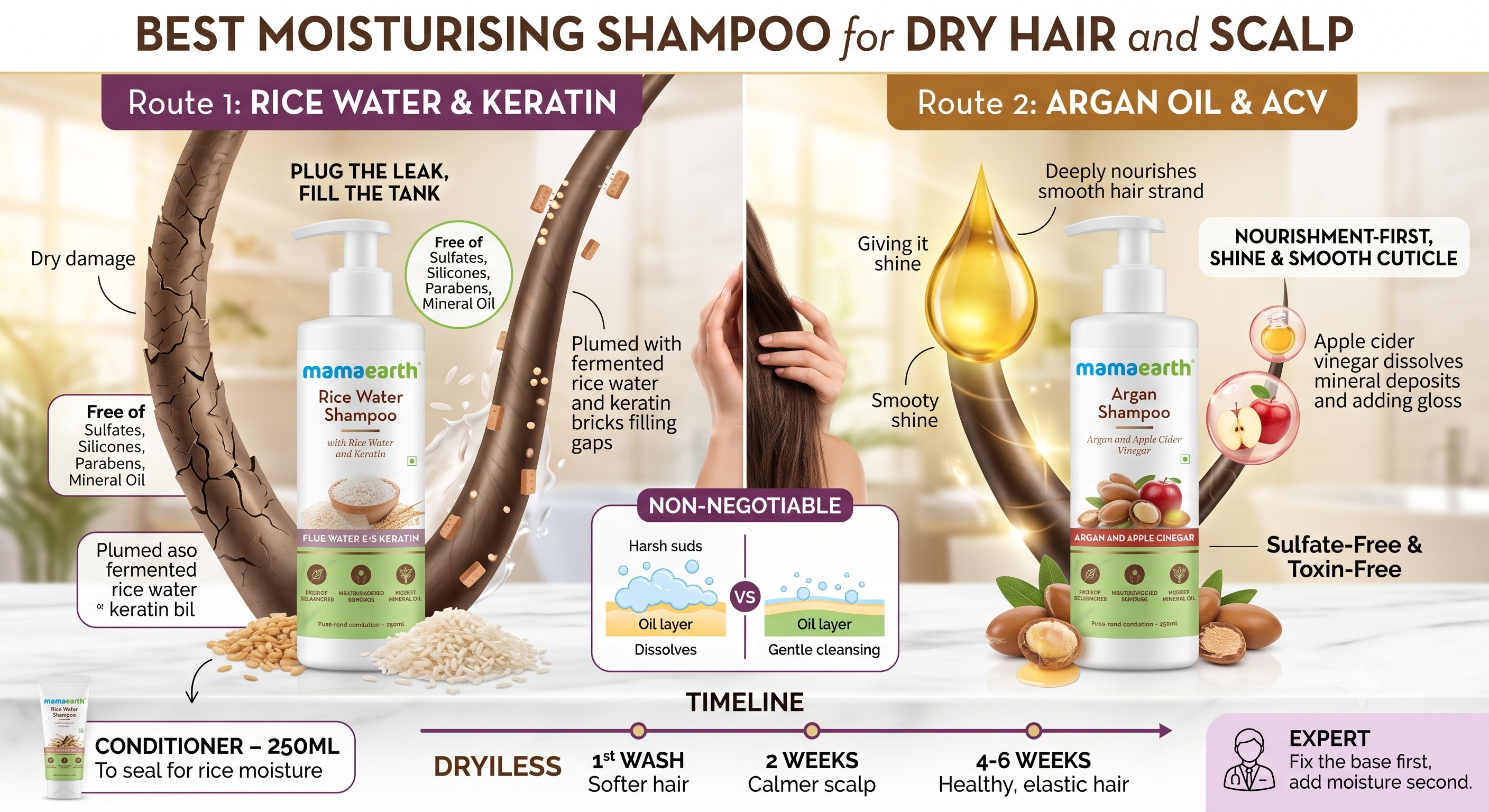 Best Moisturising Shampoo for Dry Hair and Scalp