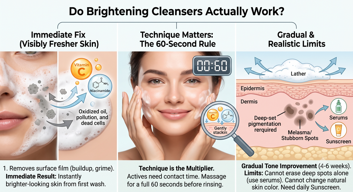 Do Brightening Cleansers Actually Work? An Honest Answer
