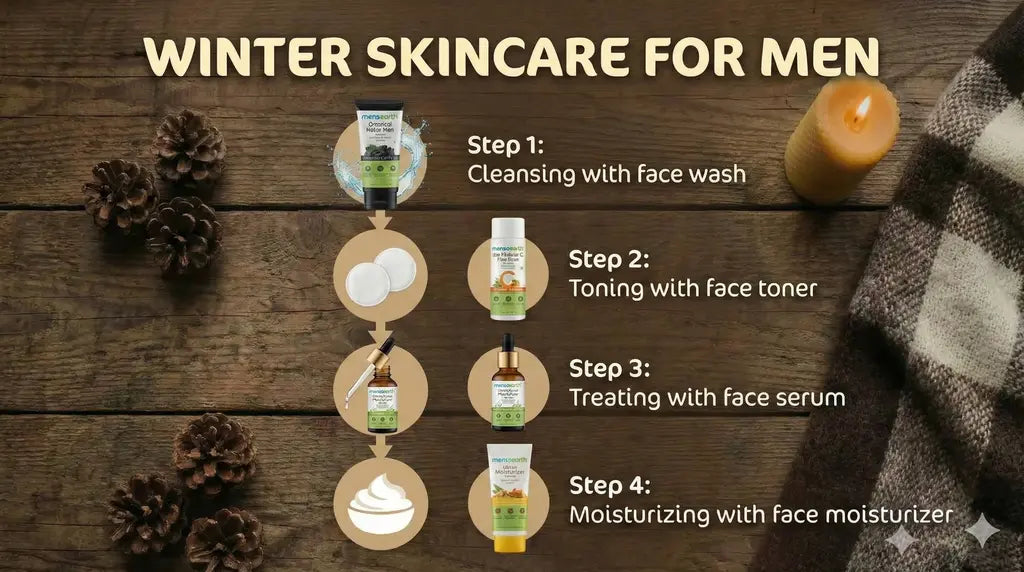 Winter Skincare Routine for Men with Oily Skin