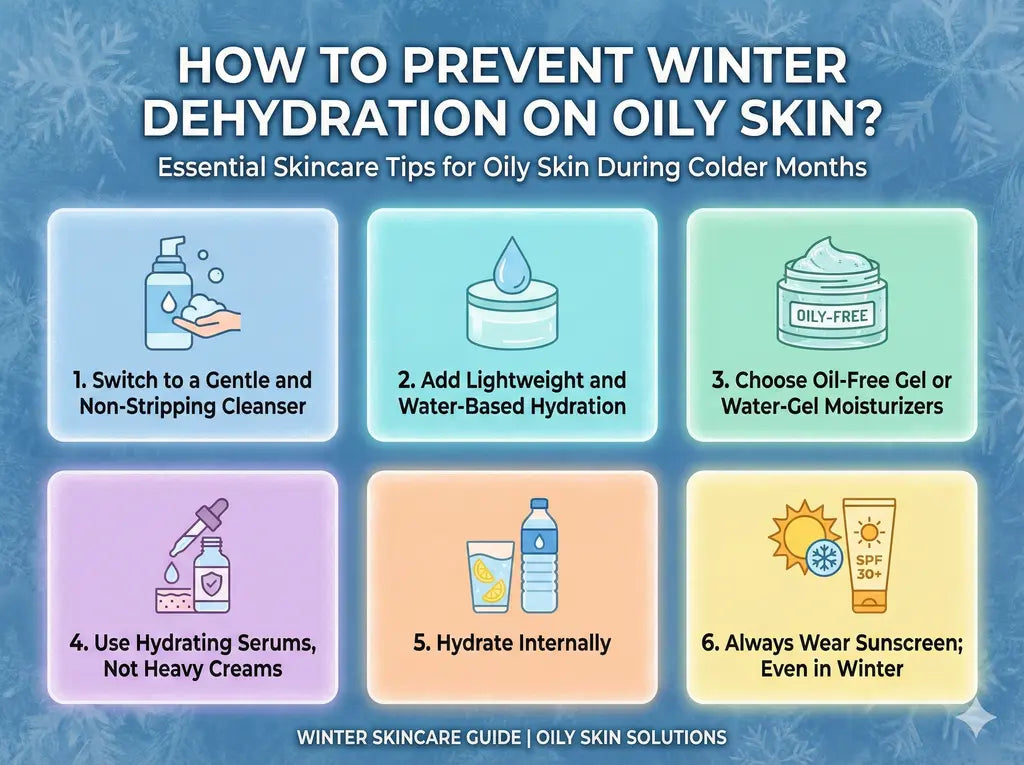 Prevent Winter Dehydration on Oily Skin