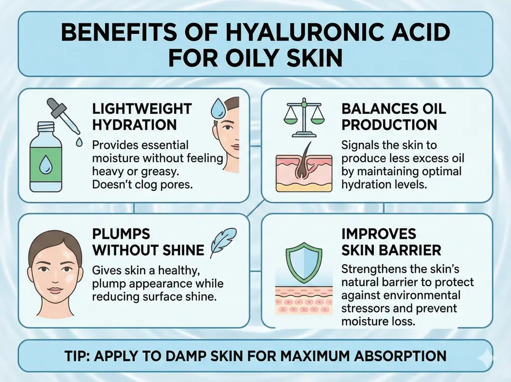 Hyaluronic Acid for Oily Skin: 60-Second Winter Lock Rule