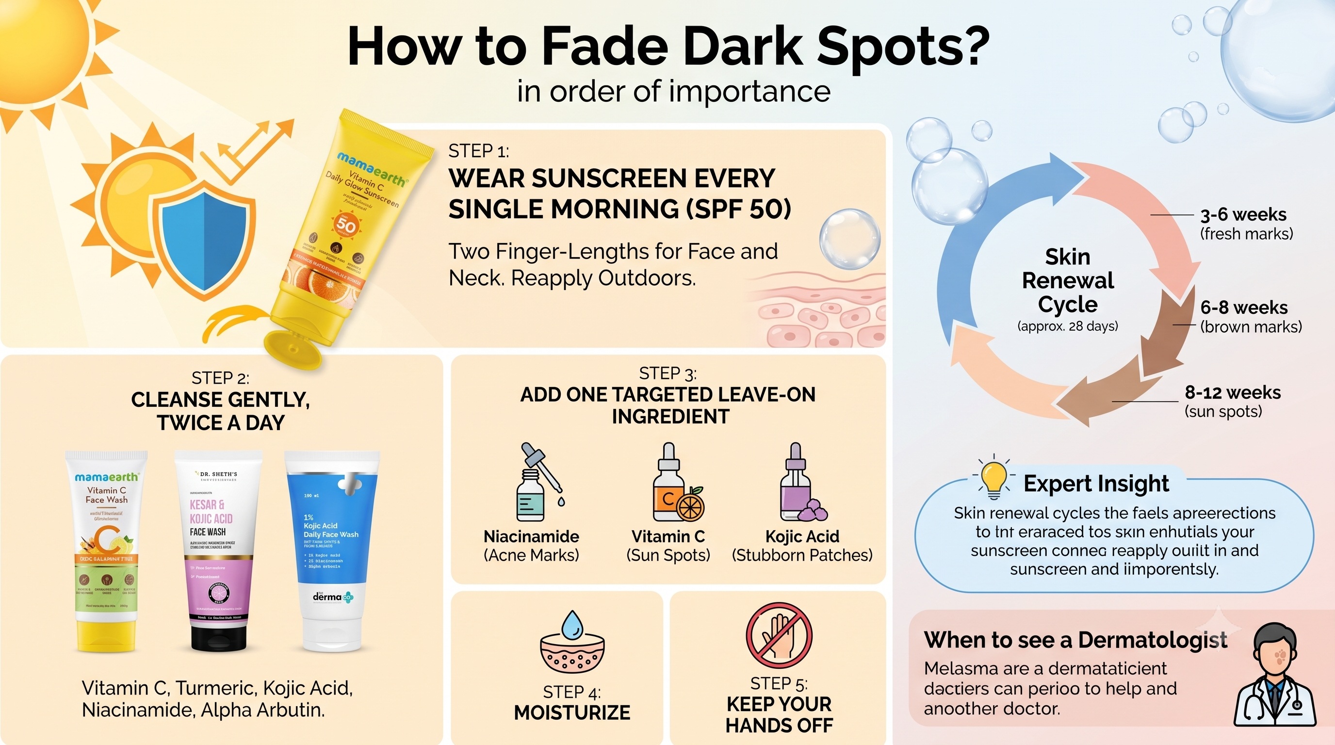 How to Fade Dark Spots?