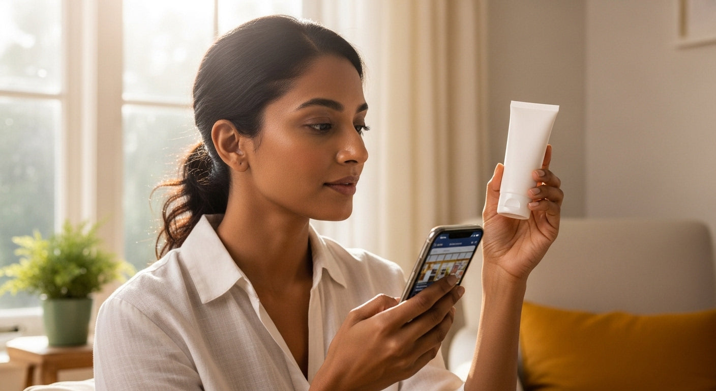 Sunscreen official brand websites se khareedna ya pharmacy apps se — kaunsa genuine products ki guarantee deta hai?