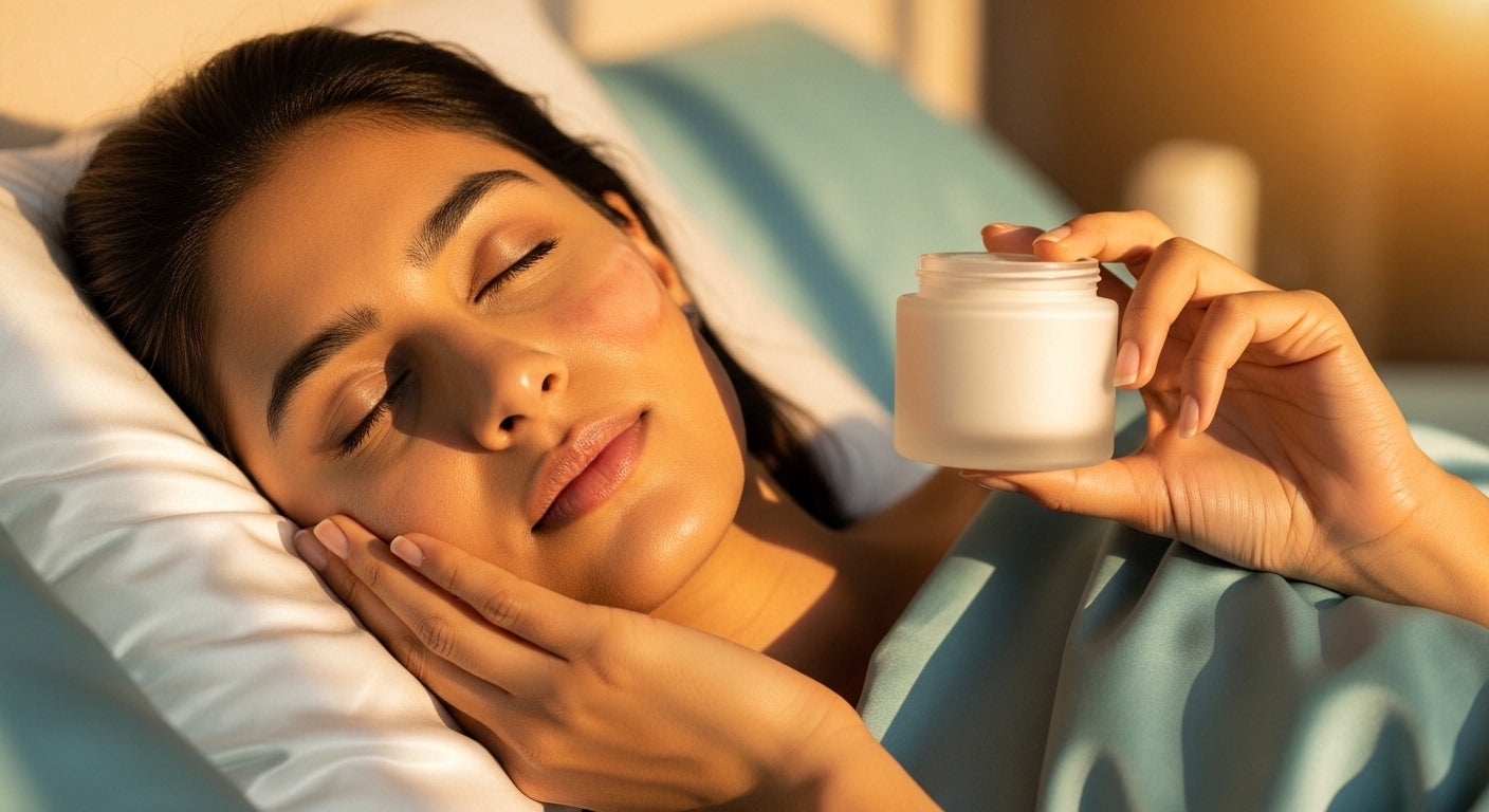 Can sleeping on one side cause dark patches and friction pigmentation on my cheek?