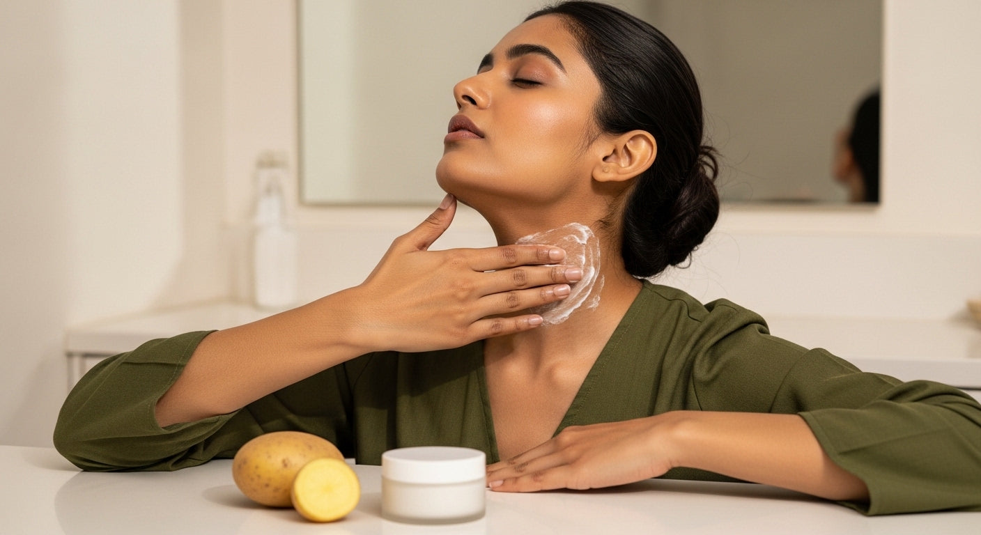 Kya Instagram pe popular potato juice wala trend dark neck pigmentation ke liye sach mein kaam karta hai?