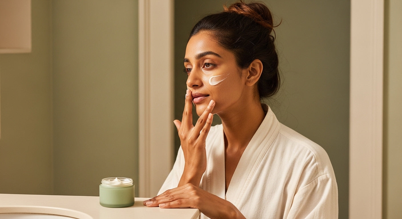 I am a new mom with only 5 minutes for skincare. My face has become extremely dry after a recent climate shift.