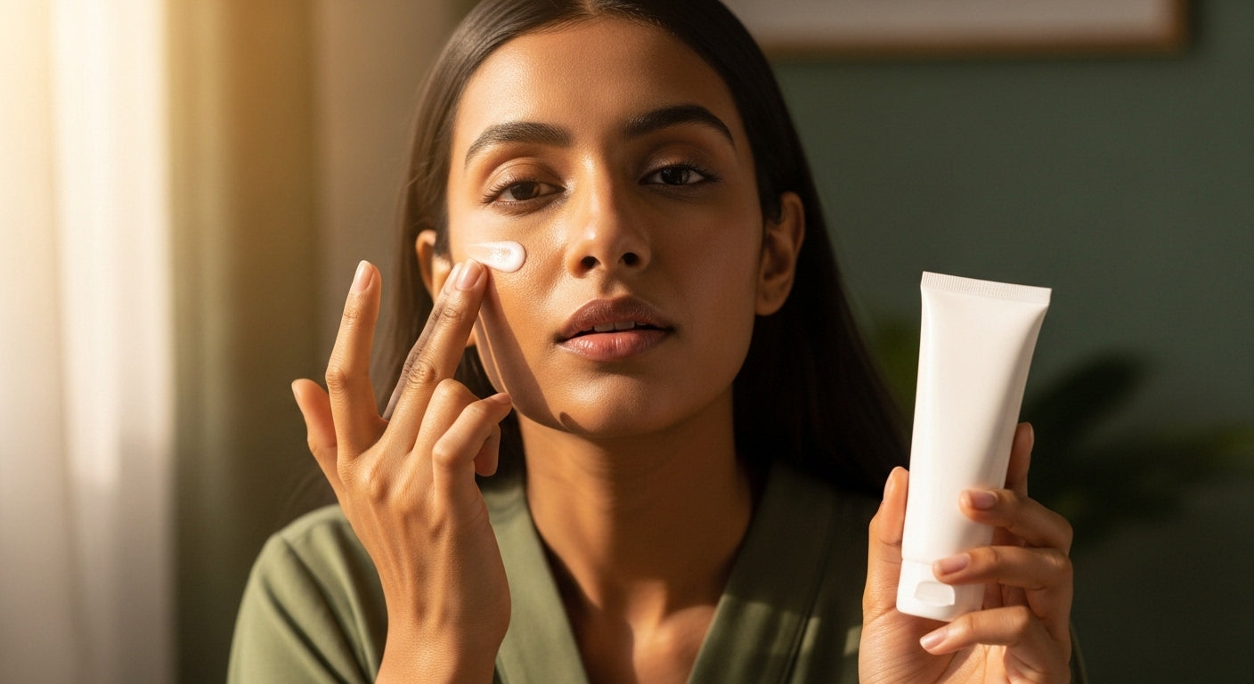Mere paas morning routine ke liye sirf 5 minutes hain, par sweaty summers mein moisturizer aur sunscreen layer karne se pilling hoti hai. Kya main moisturizer skip kar sakti hoon?