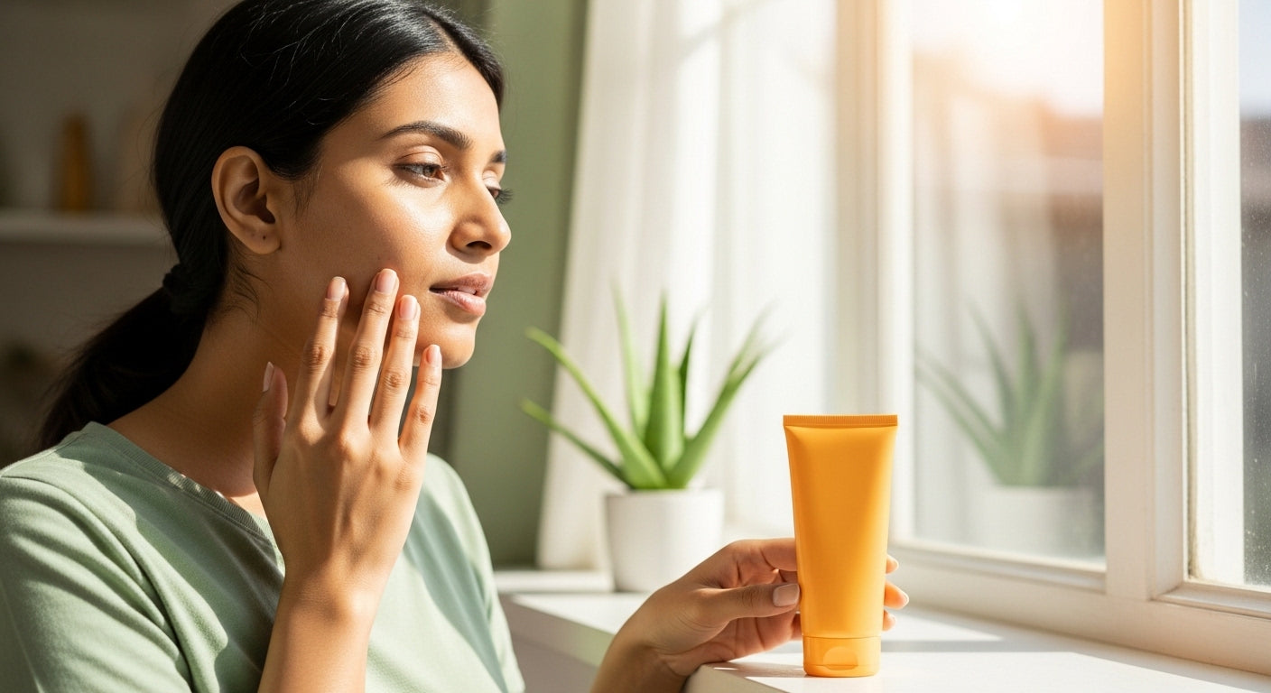 Maine first trimester mein darr ke maare chemical sunscreen use karna band kar diya tha, kya is ek hafte ke break se meri skin suddenly dull ho gayi?