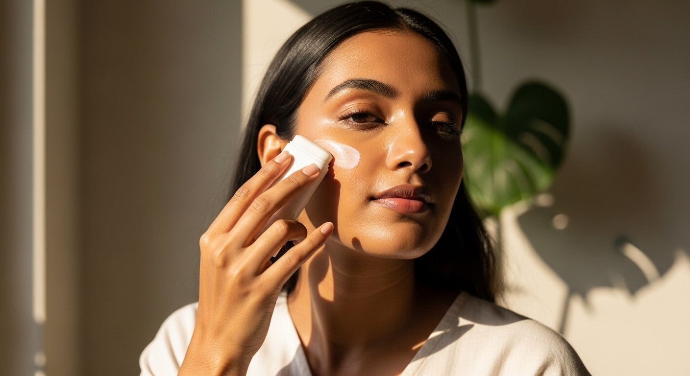 If my morning sunscreen melts off quickly, is it enough to reapply a sunscreen stick in my 5-minute routine?