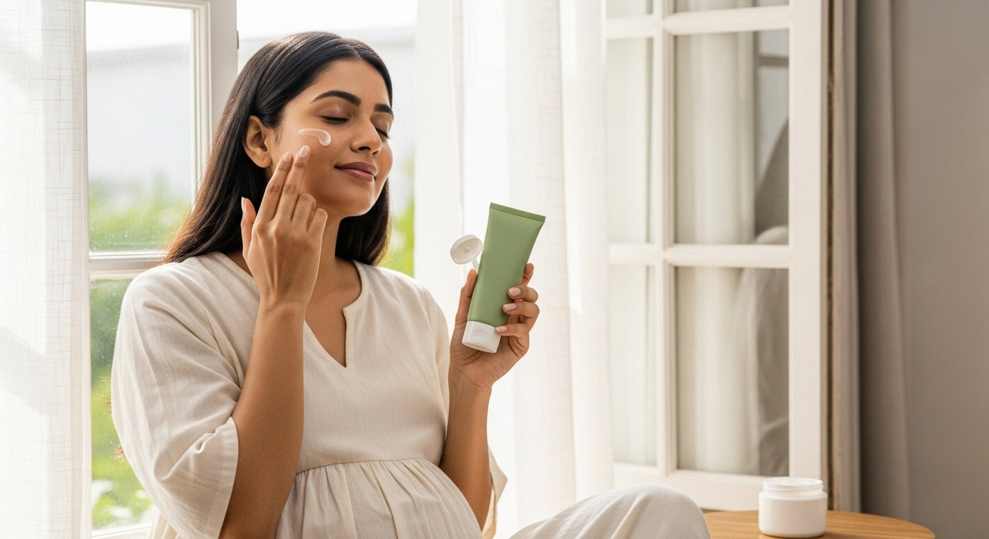 Main apne first trimester mein hoon aur mujhe fragrance se sensitivity hai. Kaunsa pregnancy-safe sunscreen daily use ke liye bilkul weightless feel hota hai?