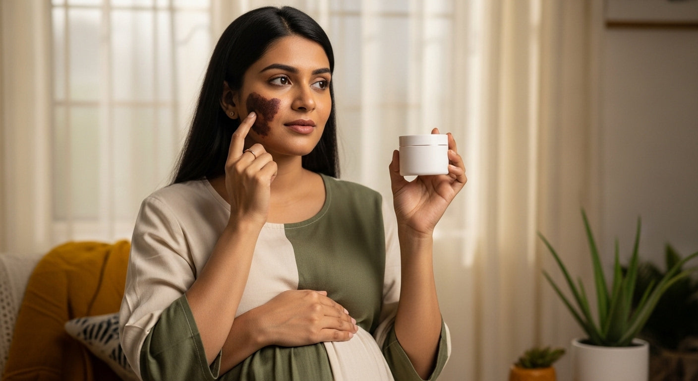 Main apne second trimester mein hoon aur mujhe sirf left cheek par ek dark patch hua hai. Kya pregnancy melasma hamesha symmetrical hota hai?