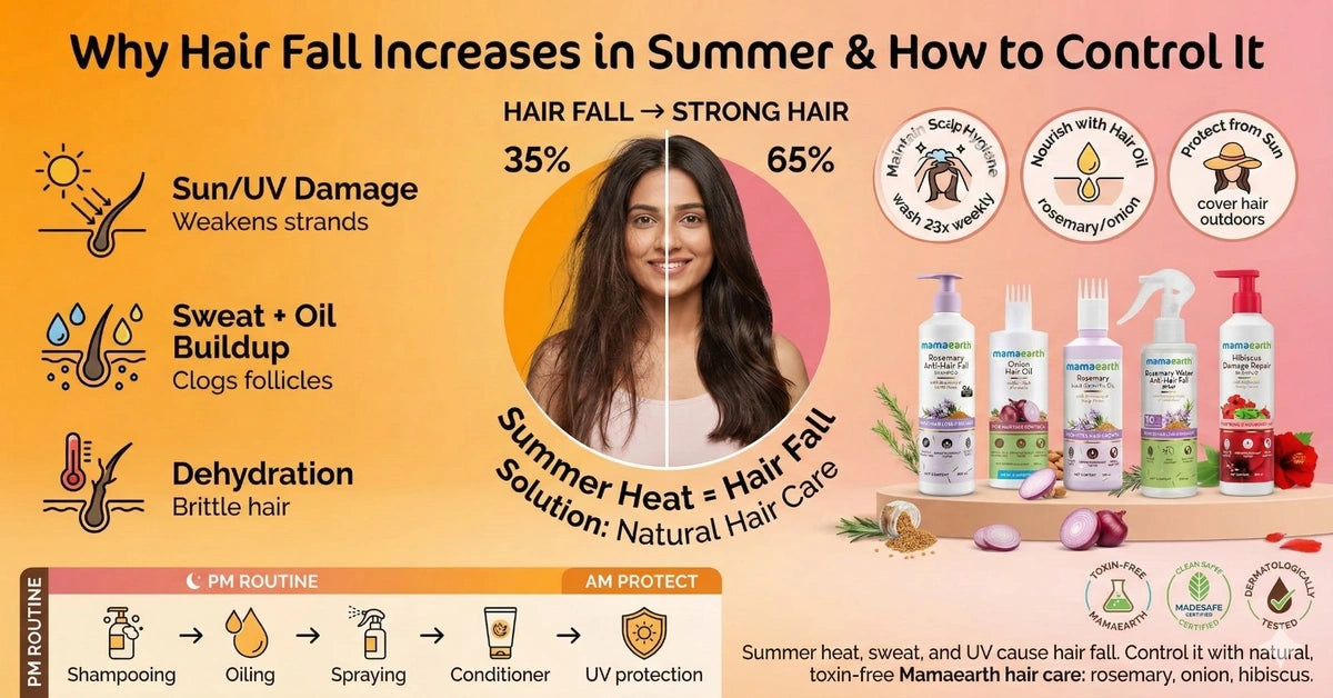Why Hair Fall Increases in Summer & How to Control It