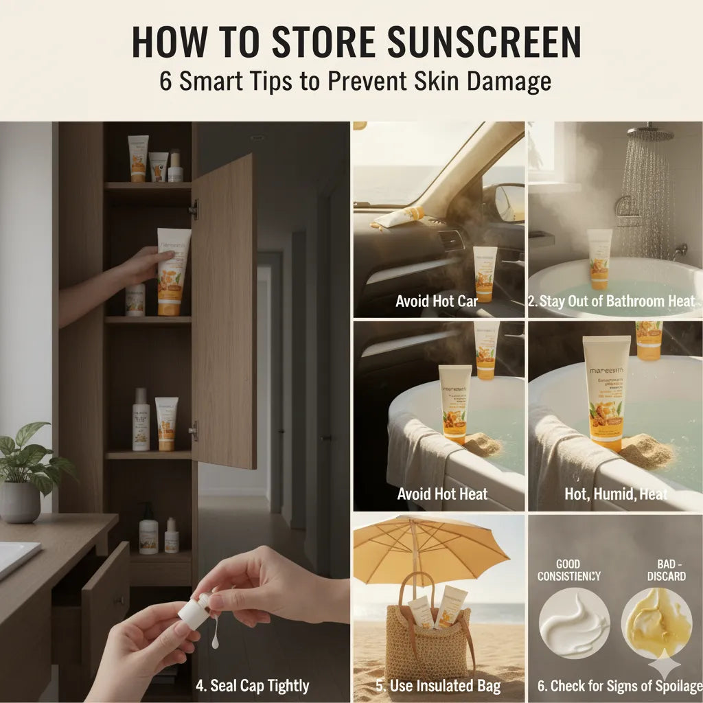 How to Store Sunscreen? 6 Smart Tips to Prevent Skin Damage