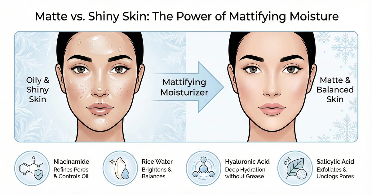 Matte Finish Moisturizer for Oily Skin: Winter Guide 2024