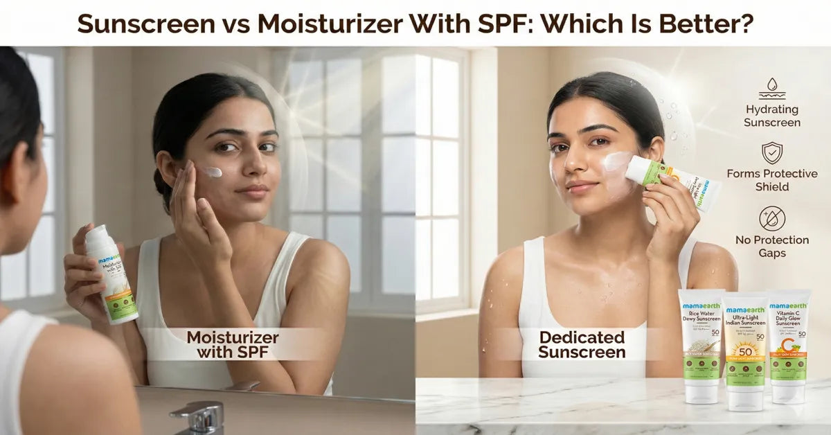 Sunscreen vs Moisturizer With SPF: Which Is Better?