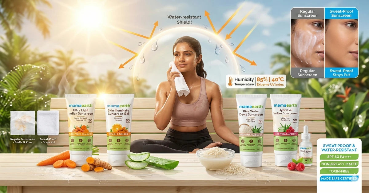 Sweat-Proof Sunscreens for Humid Weather |SPF 50 PA++++