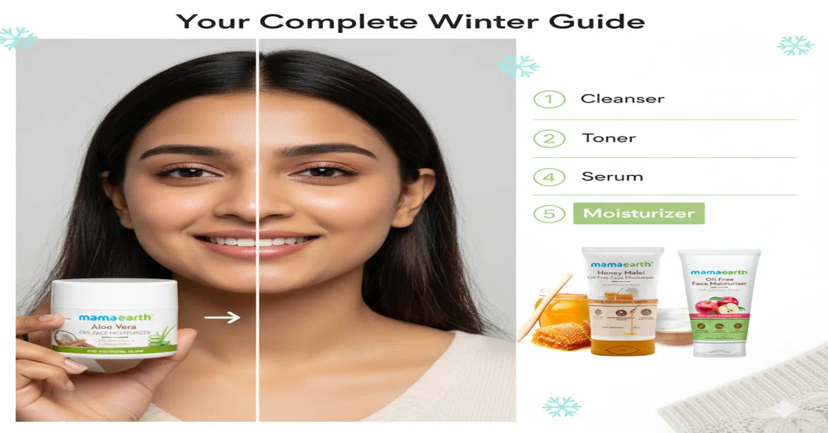 Winter Skincare Routine for Oily Skin Safe & Hydrating Guide