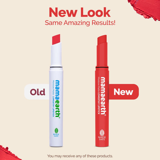 Moisture Matte Long Stay Lipstick - 2g | Melon Red