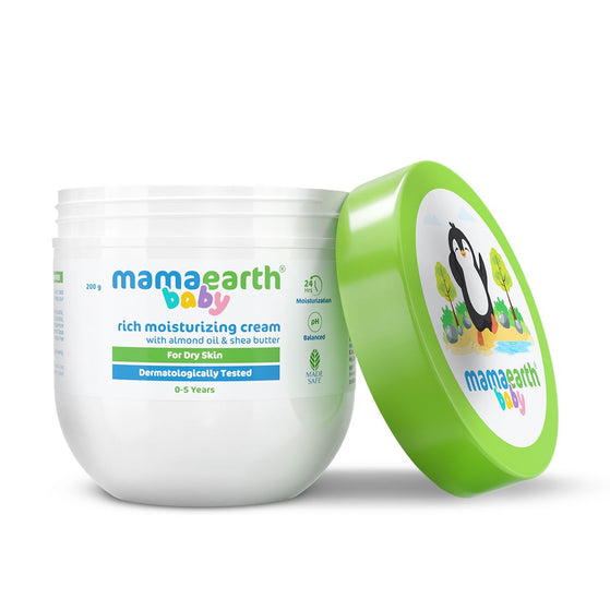 Rich Moisturizing Cream With Almond Oil & Shea Butter For Dry Skin - 200 g