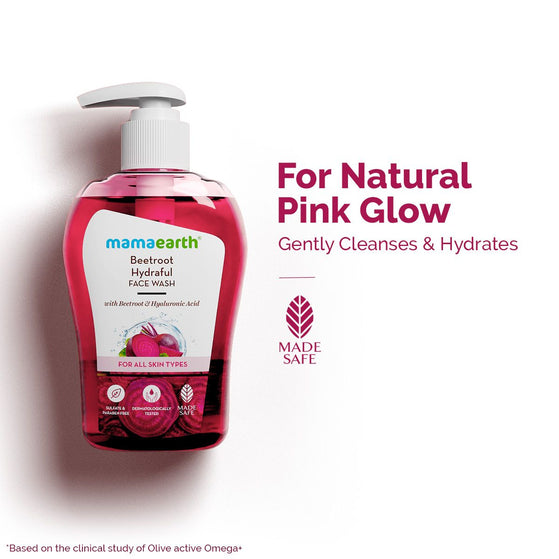 Beetroot Hydraful Face Wash With Beetroot & Hyaluronic Acid - 250 ml