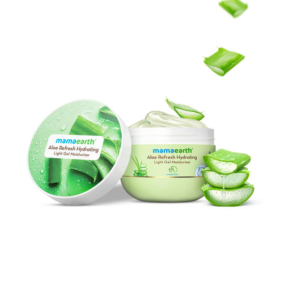 Aloe Refresh Hydrating Light Gel Moisturizer with Aloe Vera & Hyaluronic Acid for Hydrated Refreshed Skin - 200 g