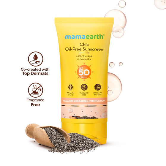 Chia Oil-Free Sunscreen SPF 50 PA++++ 50g tube