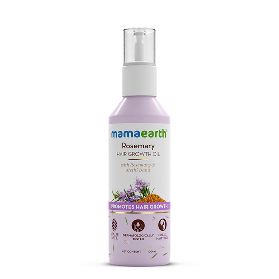 Rosemary Hair Growth Oil with Rosemary & Methi Dana for Promoting Hair Growth - 100 ml