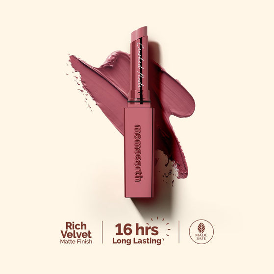 Luxe Matte Long Stay Lipstick with Passion Fruit Oil & Vitamin E -2g | Crushed Nude