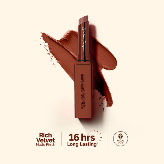 Luxe Matte Long Stay Lipstick with Passion Fruit Oil & Vitamin E -2g | Warm Taupe