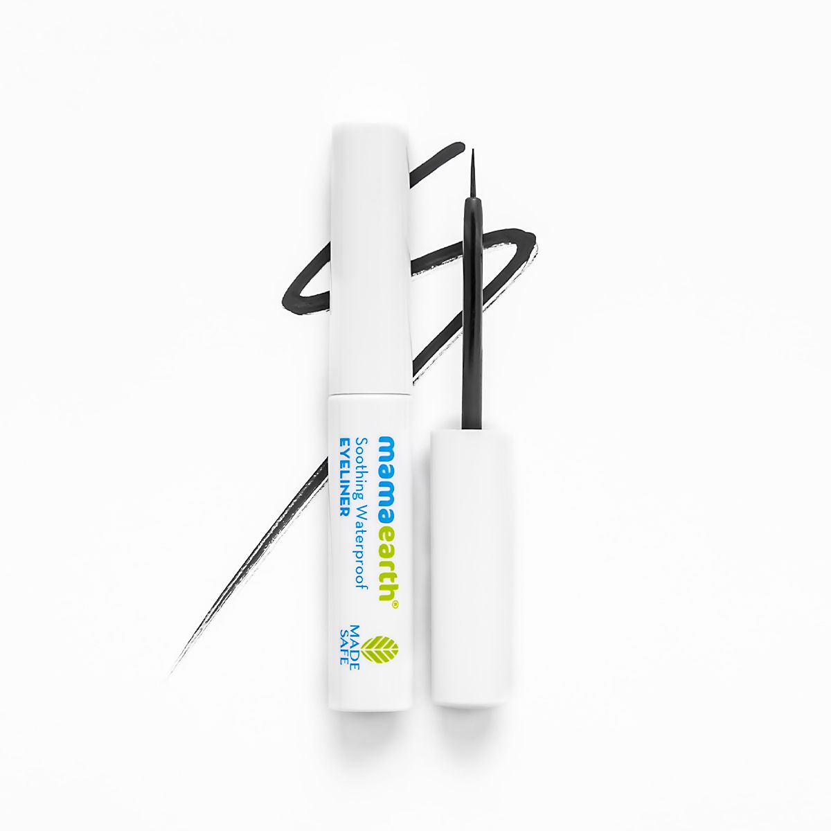 Mamaearth Waterproof Eyeliner with Almond oil and Castor oil with Rice Water and Niacinamide for Glass Skin, 100 ml