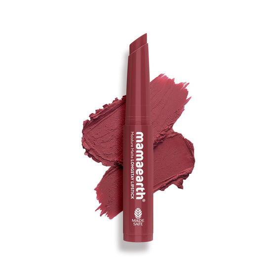 Moisture Matte Longstay Mini Lipstick- 0.7 g | Plum Punch