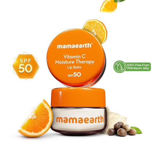Vitamin C Moisture Therapy Lip Balm SPF 50 with Vitamin C & Honey for Lip Lightening - 15 g