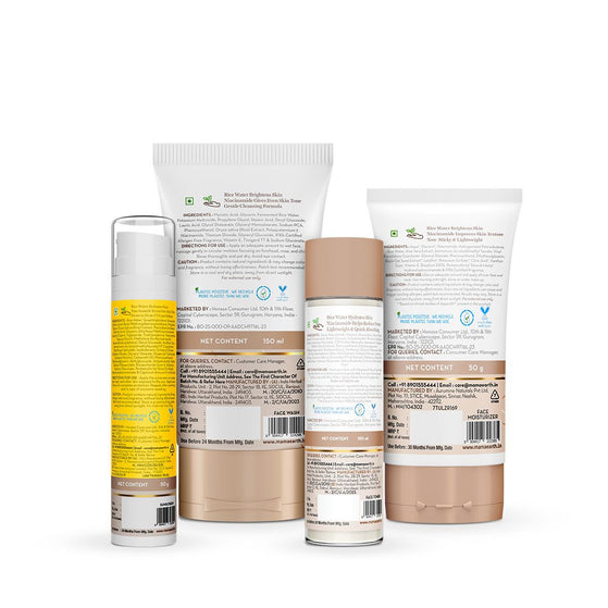 Rice to Radiance Combo with Rice Water & Niacinamide for Glass Skin Glow