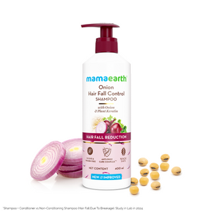 Onion Shampoo with Onion & Plant Keratin for Hair Fall Control - 400ml
