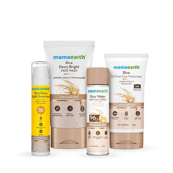 Rice to Radiance Combo with Rice Water & Niacinamide for Glass Skin Glow