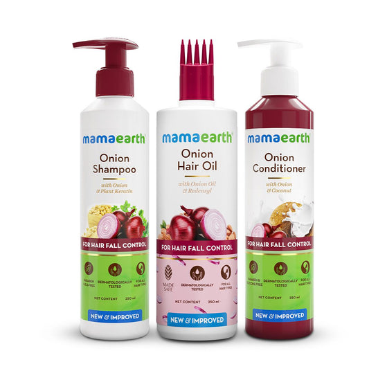 Hair Fall Reduction Combo - 250ml + 250ml + 250ml