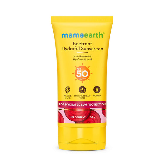 Beetroot Hydraful Sunscreen With Beetroot & Hyaluronic Acid - 50 g