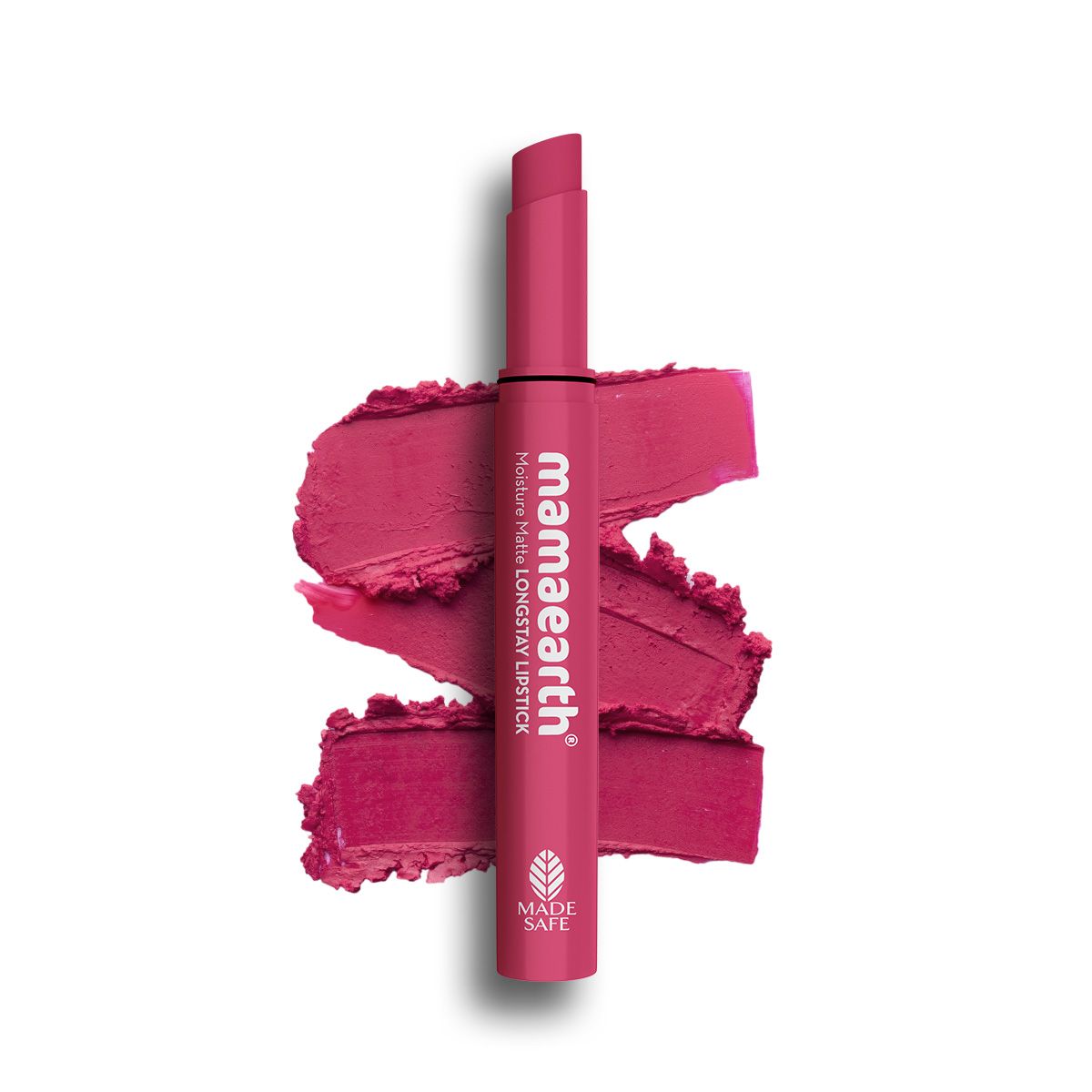 Mamaearth Moisture Matte Long Stay Lipstick 03 Candyfloss Pink with Rice Water and Niacinamide for Glass Skin, 100 ml