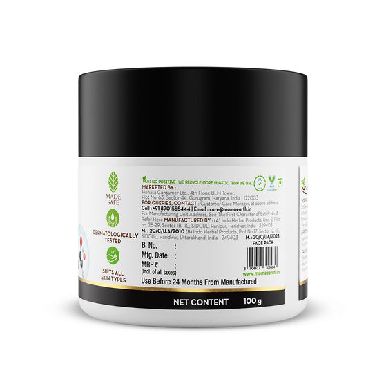 activated charcoal face pack for skin