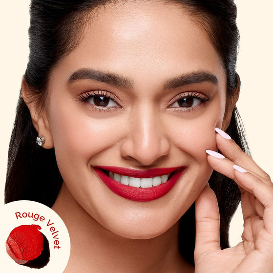 Luxe Matte Long Stay Lipstick with Passion Fruit Oil & Vitamin E -2g | Rouge Velvet